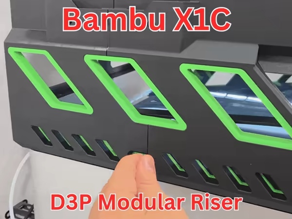 D3P riser for Bambu Lab X1C-7