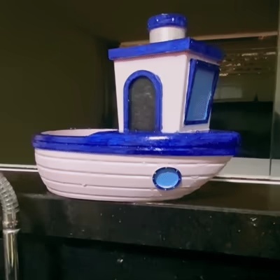 Tigela de lavagem em espiral para cozinha no formato do barco Benchy