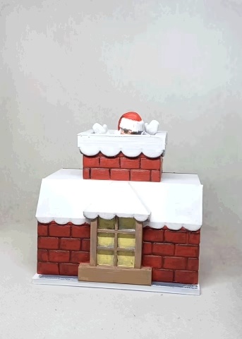 Giocattolo meccanico di Babbo Natale