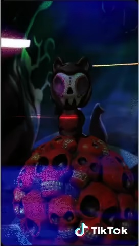 Spookie Cat with heart - 3 types