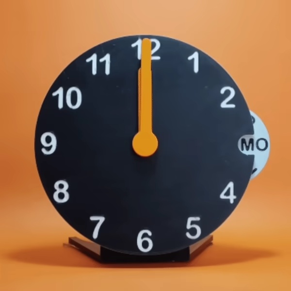Horloge du jour de la semaine Modèle 3