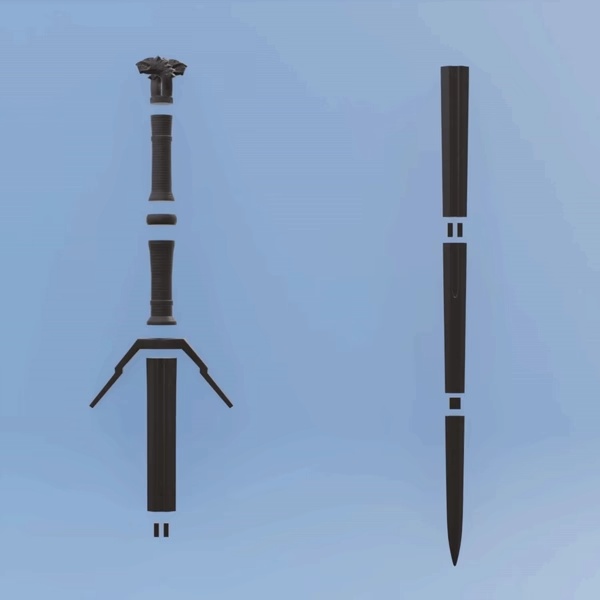 THE WITCHER SILVER SWORD FULL SIZE-2