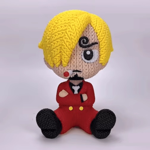 Sanji - Knitted - Crochet - One PIece - Multipart-2