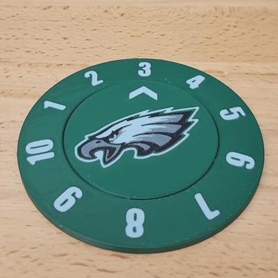 Philadelphia Eagles Drink Count Coaster Single & Multi Color