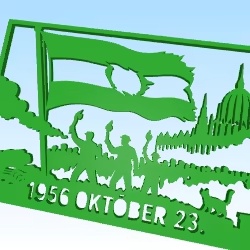Tribute to magyar revolution of 23 october 1956 hungarian