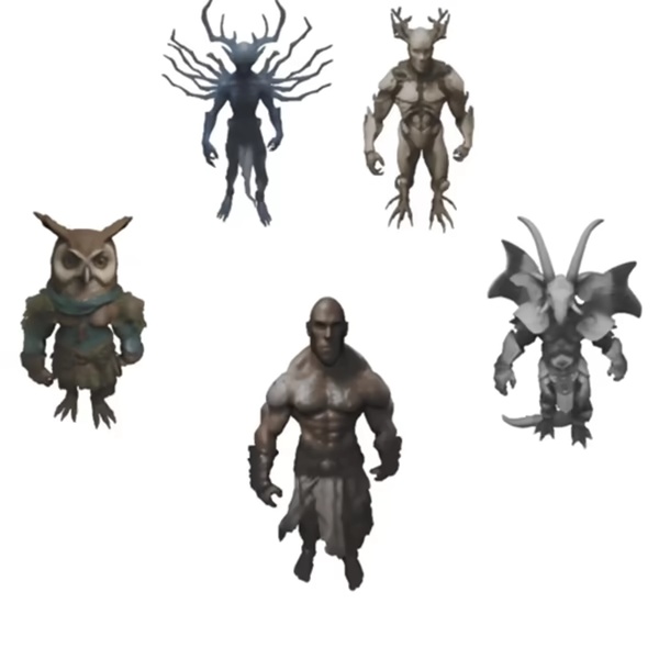 Mystical Character Figurine Set