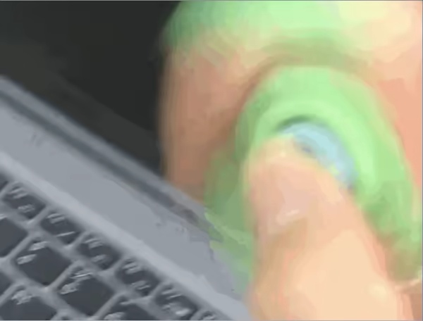 Explosive armor fingertip gyroscope-0