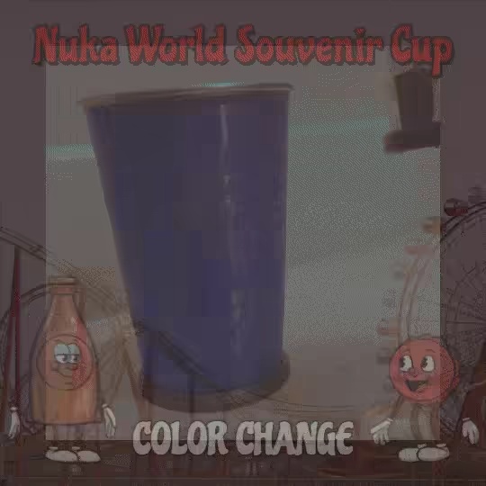 Fallout Nuka World Souvenir Cups