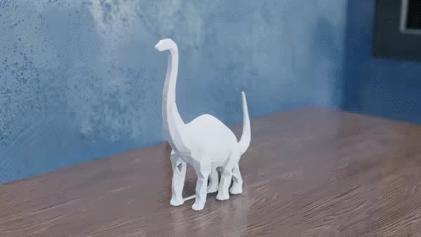 Низкополигональные диплодоки