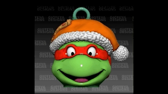 Xmas Ornaments TMNT