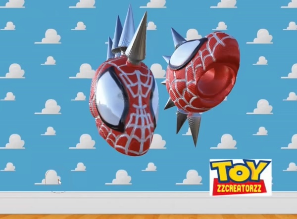 CABEZA SPIDERMAN PUNK-0
