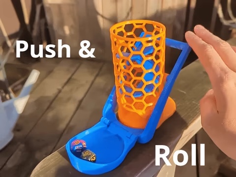 push & roll - 自動ダイスタワー - カーボンスタイル