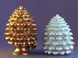 pine fruit candle mold-0