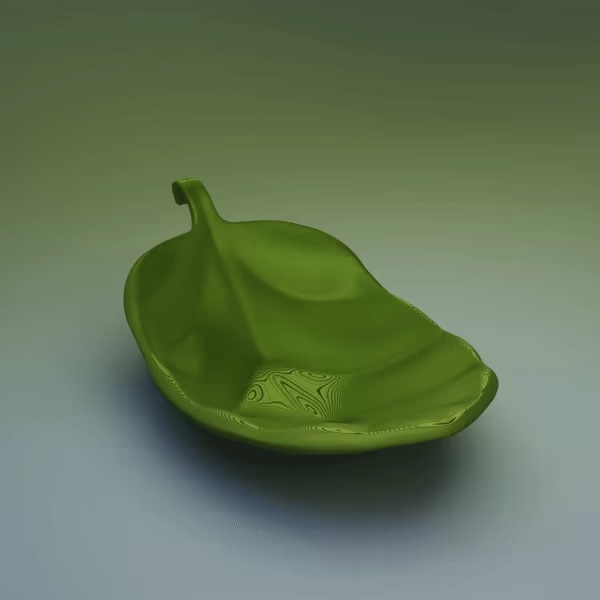 Sculpted Leaf Bowl-0