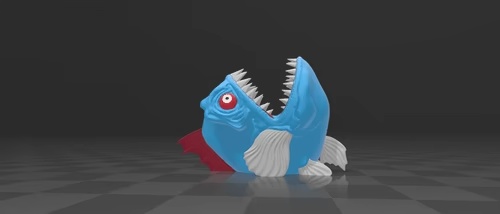 Halloween Piranha Candies Jar