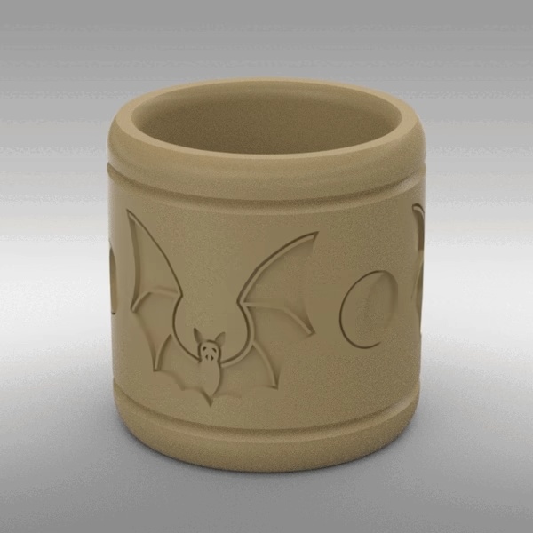 Napkin ring / Animals / Bat-0