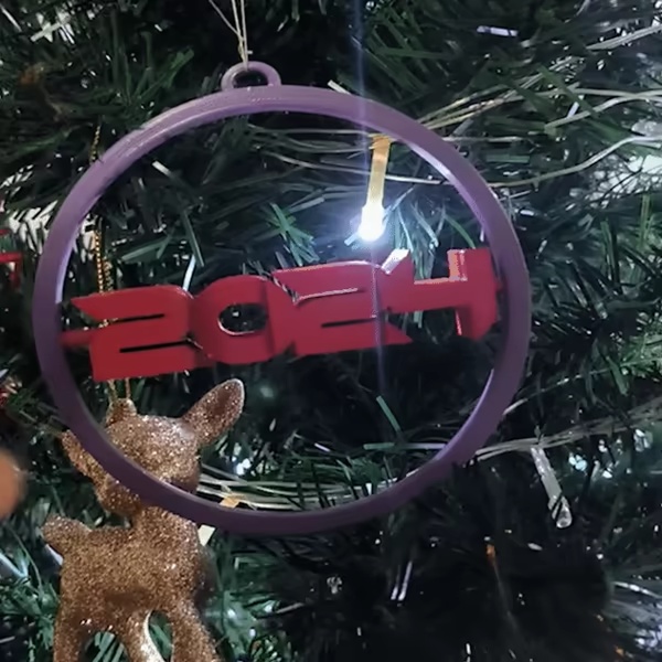 Text Flip: 2024 - 2025 Ornament