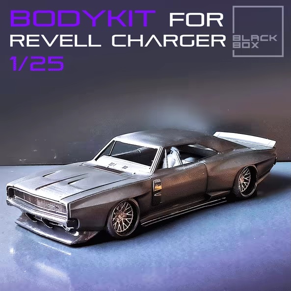 Bodykit per CHARGER 68 Revell 1-25th Modelkit