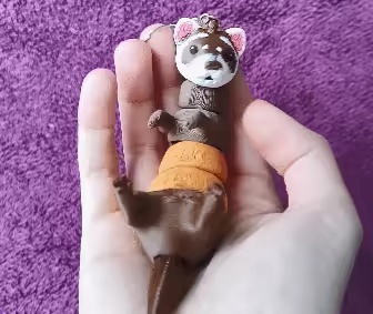 Ferret Keychain-1