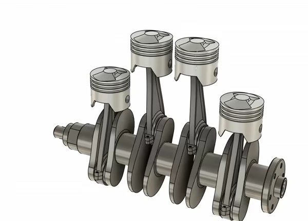 piston + crankshaft