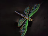 Dragonfly fridge magnet-4