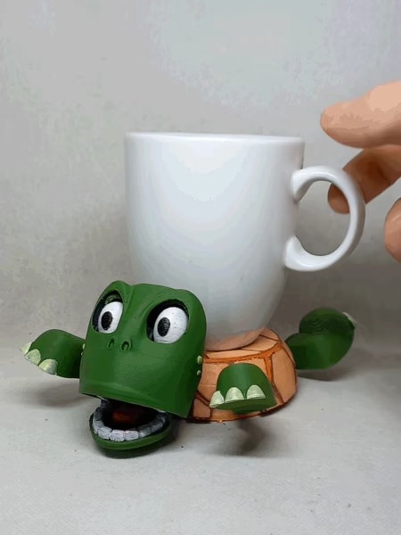 Turtle cup holder  (No Supports needed)-1