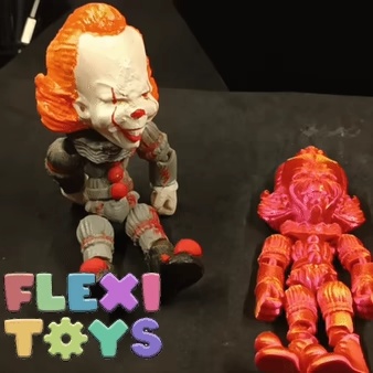 FLEXI PRINT-IN-PLACE PENNYWISE FANART-0