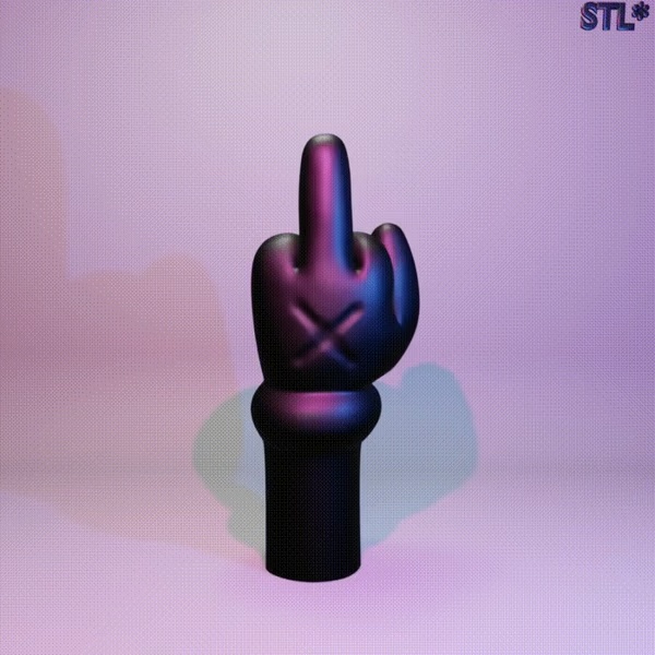 KAWS Hand, Fuck Off