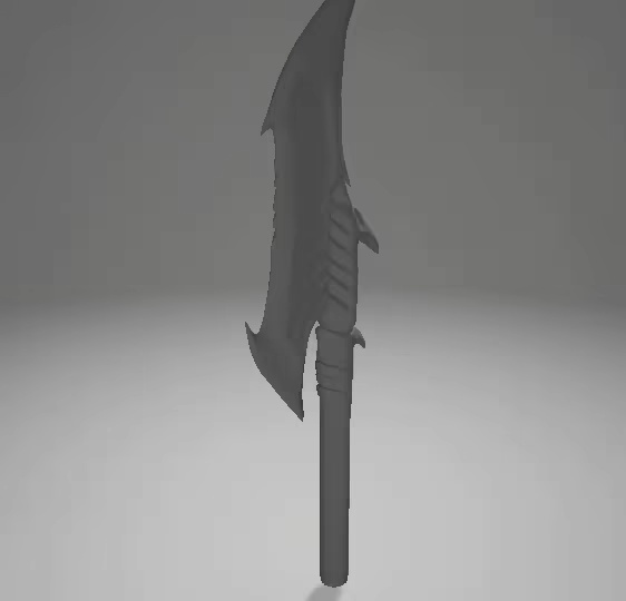 Doom Dark Ages Titan Sword Fake Prop Cosplay
