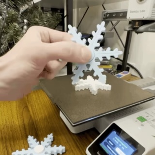 Snowflake Fidget Spinner Set-2