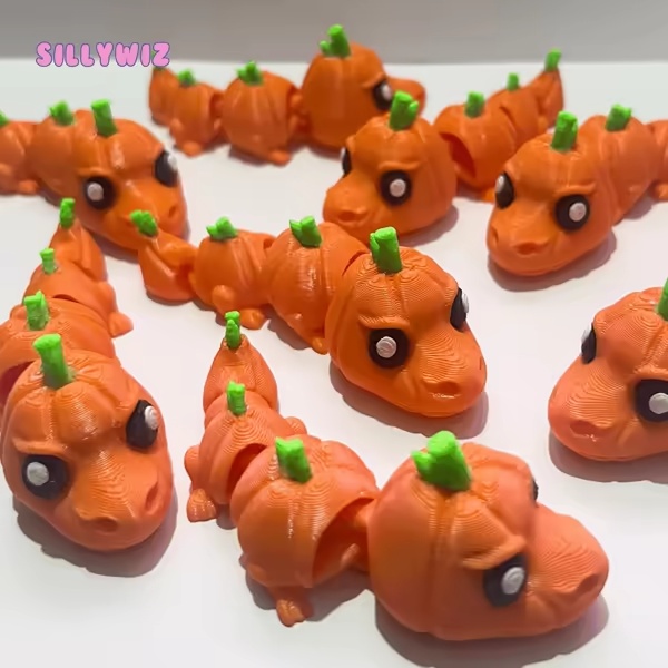 🎃 Cute Halloween Gift - Flexi Pumpkin Dragon