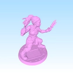 Huntress of demon knives thrower-0