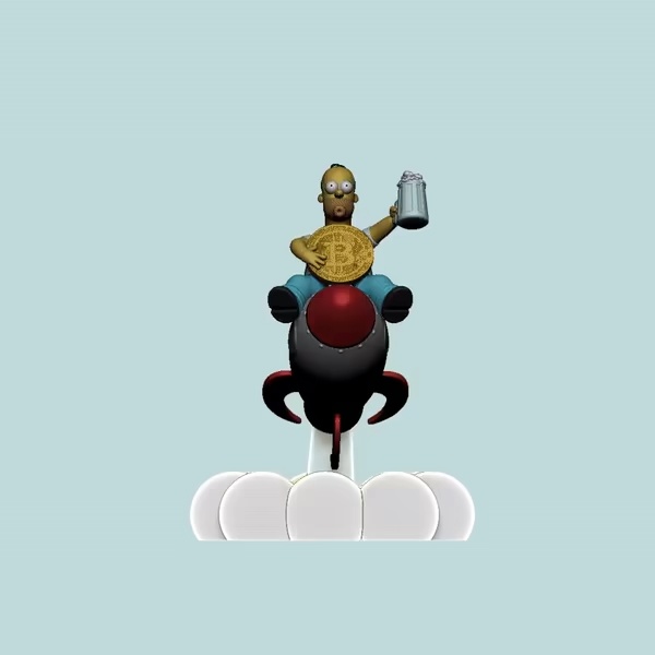 Homer Simpson To The Moon