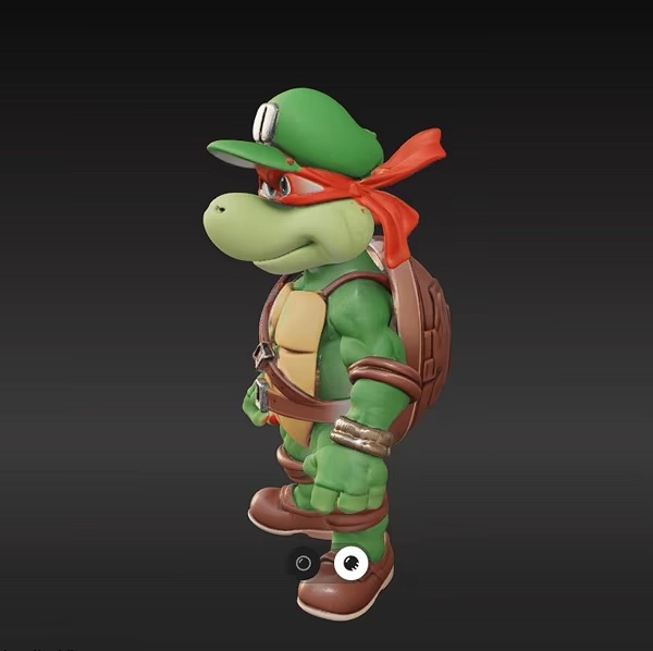 Luigi - Ninja Turtle Style