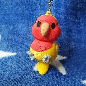 Lovebird Keychain-1