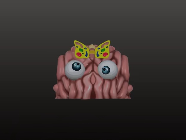 FlutterBrain the Quirky Planter 🪴🌱🌿🧠-1