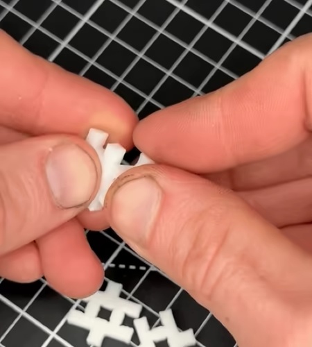 Blocs de puzzle miniatures emboîtables