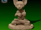 Sphynx Zen Karikatür-1