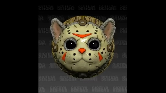 Animal Cosplay Friday The 13th Jason Cat