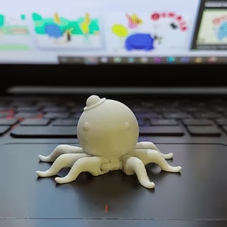 oswald the octopus plus keyring-0
