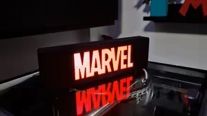 Enseigne LED Marvel 💥-1