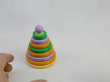 Early Education Rainbow Tower Stacking Toy-1
