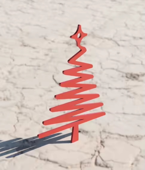 Christmas Tree Zig zag-0