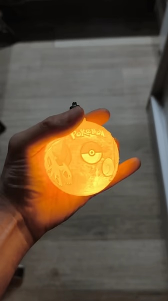 Pokemon 3D Lithophane Ornament-0
