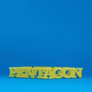 Text Flip - Pentagon