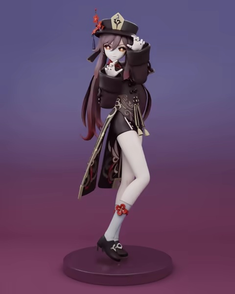 HU TAO | GENSHIN IMPACT | 3D PRINTABLE FIGURINE