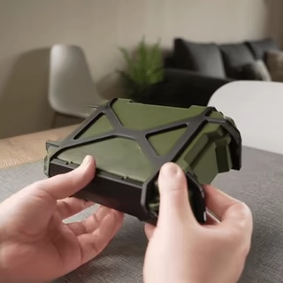 HEAVY DUTY TACTICAL MILITARY CASE WITHOUT SCREWS
