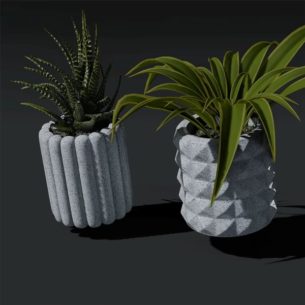 FLOWER POT PACK OF 2