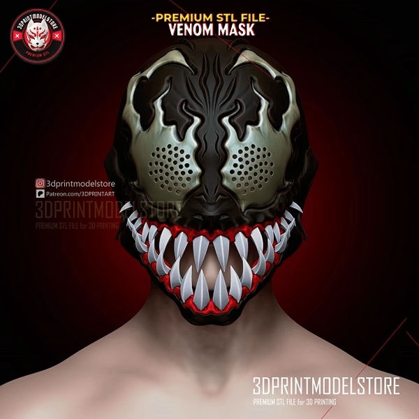 Venom Mask - Spider Man - Marvel Cosplay - Comic Con