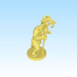 Monkey warrior test figurine-0